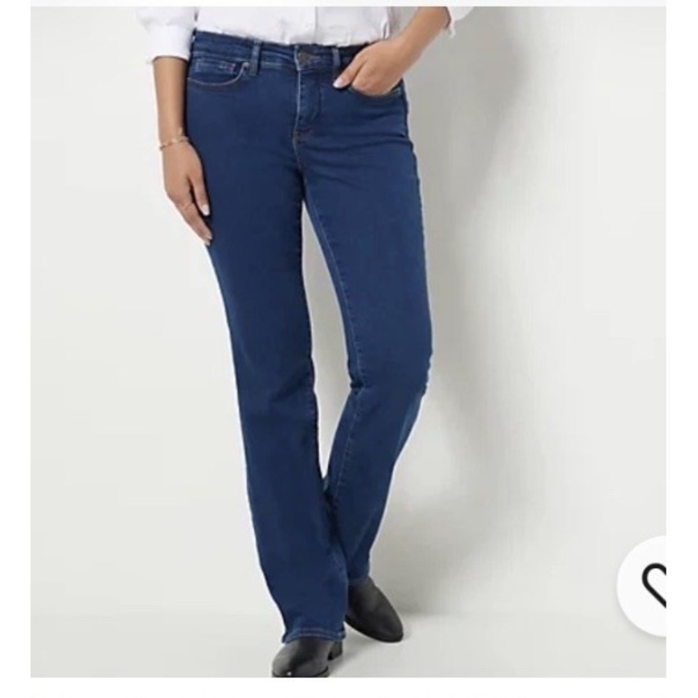 NYDJ Barbara Bootcut Jeans Women's Sz 12 New Quinn Tummy Control Stretch‎ Denim